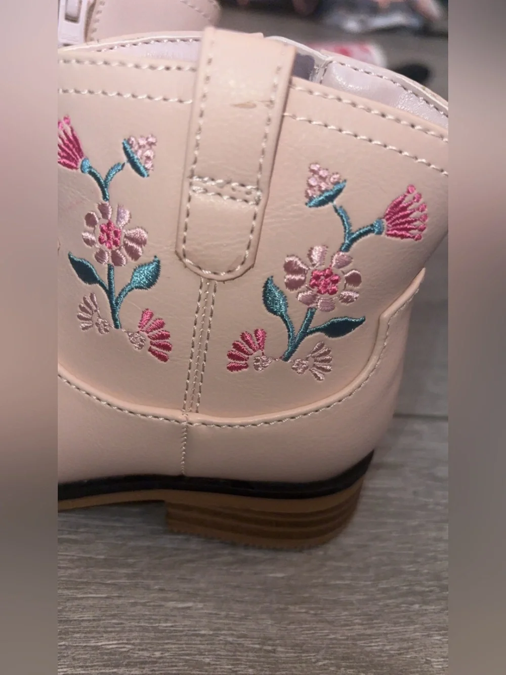 Cat & Jack Toddler Girls Size 8 Whitley Western Cowboy Boots New W Tags Pink